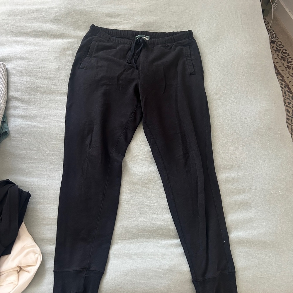 Roots Black Joggers